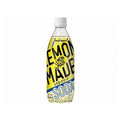 【24個セット】 ポッカサッポロ LEMONMADE レモネードソーダ 500ml x24(代引不可)【ポイント10倍】【送料無料】のサムネイル