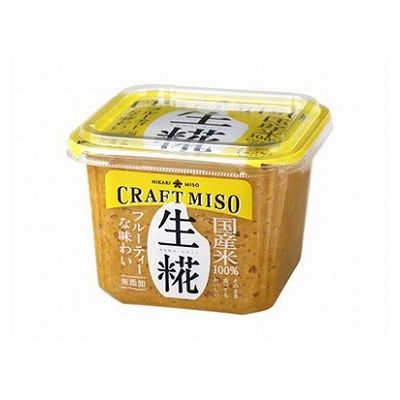 【8個セット】 ひかり味噌 CRAFT MISO 生糀 650g x8(代引不可)【ポイント10倍】【送料無料】