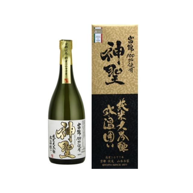 山本本家 神聖 純米大吟醸 山田錦 氷温囲い 720ml x 1(代引不可)【ポイント10倍】【送料無料】