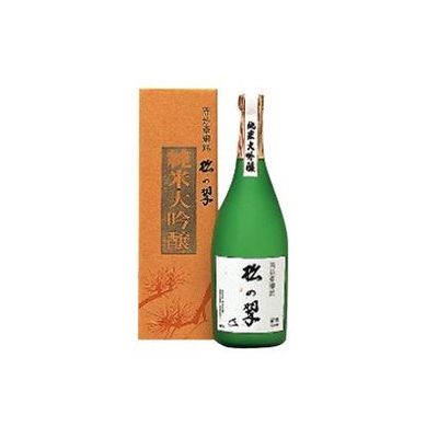 山本本家 神聖 上撰 純米大吟醸「松の翠」 720ml x1(代引不可)【ポイント10倍】【送料無料】