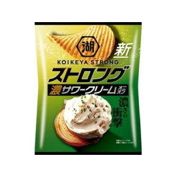 湖池屋 ストロング ポテトチップス 濃サワークリームオニオン 55g x12 12個セット(代引不可)【送料無料】