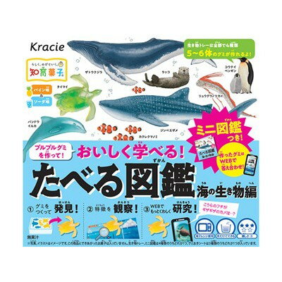 【商品説明】本物そっくりなリアルな形の海の生き物がグミで作れます。 2つの色と味が楽しめます。 やわらかいプルプル食感のグミができます。●原材料(アレルギー表記含む)砂糖（国内製造）、ゼラチン、ぶどう糖、でん粉、卵白粉末/酸味料、香料、加工デンプン、重曹、甘味料（アスパルテーム・L-フェニルアラニン化合物、アセスルファムK）、着色料（クチナシ、スピルリナ青、野菜色素）、（一部に卵・ゼラチンを含む）●賞味期限※仕入れ元の規定により期限の半分を切った商品は出荷致しません。15ヶ月●メーカー名クラシエフーズ（株）●保存方法常温●生産国・加工国日本【代引きについて】こちらの商品は、代引きでの出荷は受け付けておりません。【送料について】沖縄、離島は別途送料を頂きます。