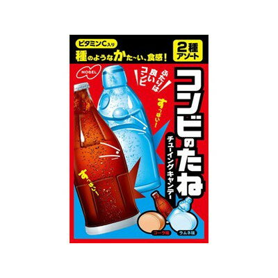 【商品説明】種のように硬く、噛みごたえのある食感がクセになる、ビタミンC入りチューイングキャンデー。爽やかなラムネとコーラの味わいが楽しめる2種アソ—トです。●原材料(アレルギー表記含む)砂糖（国内製造）、水飴、食用精製加工油脂、ゼラチン／酸味料、増粘剤（アラビアガム）、ソルビトール、ビタミンC、香料、乳化剤、着色料（カラメル、クチナシ）、光沢剤、甘味料（スクラロース、アセスルファムK）、（一部にゼラチン・大豆を含む）●賞味期限※仕入れ元の規定により期限の半分を切った商品は出荷致しません。12ヶ月●メーカー名ノーベル製菓（株）●保存方法常温●生産国・加工国日本【代引きについて】こちらの商品は、代引きでの出荷は受け付けておりません。【送料について】沖縄、離島は別途送料を頂きます。