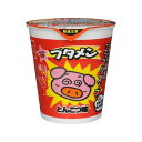 【商品説明】※ブタメンの定番の味、ちびっこに大人気のとんこつ味のミニカップラーメンです。とんこつの旨みを効かせて風味豊かに仕上げました。●原材料(アレルギー表記含む)油揚げめん（小麦粉（国内製造）、植物油脂、食塩、しょうゆ、砂糖、たんぱく加水分解物、ポークエキス、卵白、ポークエキスパウダー）、粉末スープ（ポークエキスパウダー、食塩、植物油脂、デキストリン、ぶどう糖、ごま、香辛料、粉末しょうゆ、精製加工油脂、乳糖、チキンパウダー、香味油）／加工デンプン、調味料（アミノ酸等）、かんすい、乳化剤、香料、香辛料抽出物、糊料（グァーガム）、酸味料、酸化防止剤（ビタミンE）、ビタミンB1、カラメル色素、（一部に小麦・卵・乳成分・ごま・大豆・鶏肉・豚肉・ゼラチンを含む）※本製品製造施設では、えび、かに、そば、落花生を含む製品を製造しています。●賞味期限※仕入れ元の規定により期限の半分を切った商品は出荷致しません。150日●メーカー名（株）おやつカンパニー●保存方法常温●生産国・加工国日本【代引きについて】こちらの商品は、代引きでの出荷は受け付けておりません。【送料について】沖縄、離島は別途送料を頂きます。