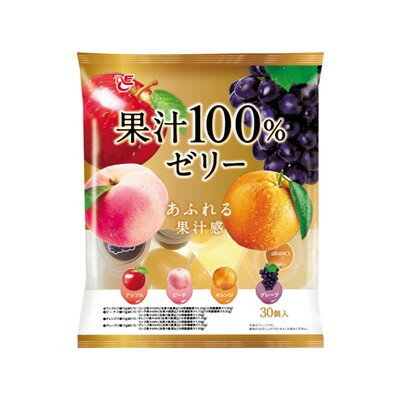 エースベーカリー 果汁100％ゼリー 30個 x12 12個セット(代引不可)【送料無料】