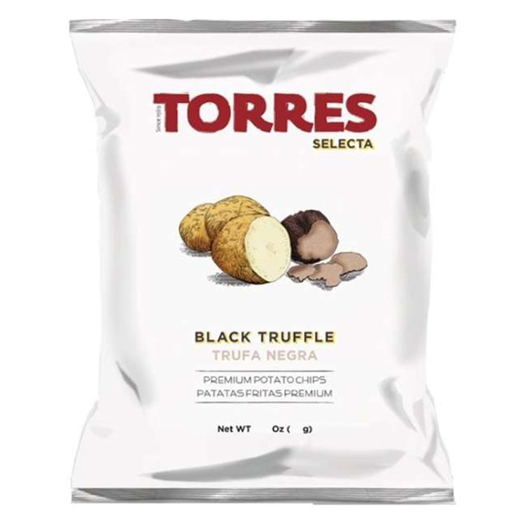 TORRES(トーレス) 黒トリュフポテトチップス スペイン ラッピング済み商品(代引不可)【送料無料】
