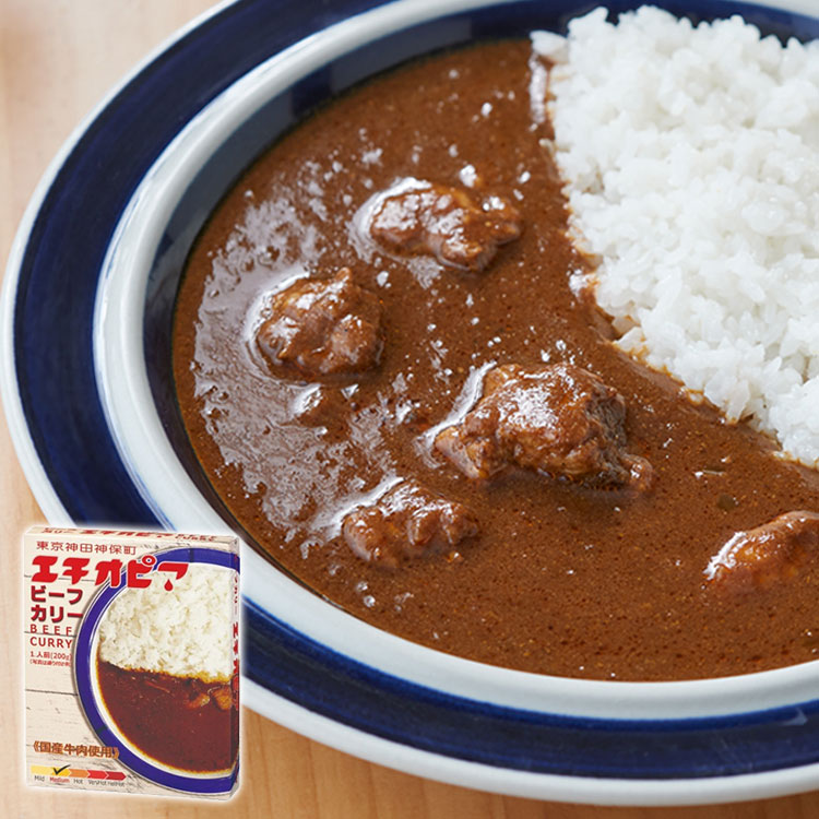 カレーの聖地 神保町「エチオピア」カレー ビーフ 中辛 レトルトカレー(代引不可)【メール便配送】【送料無料】のサムネイル