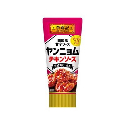 【商品説明】熟成・乾燥唐辛子、トマトペーストにパイナップル果汁を加えた韓国風甘辛ソース。唐揚げに和えれば手軽にヤンニョムチキン！フライドポテトやチキンナゲットのディップソースにも。●原材料砂糖、塩蔵唐辛子、塩蔵プラム、酵母エキス、トマトペースト、唐辛子、パイナップル濃縮果汁、エシャロット、食塩、にんにく、米酢、ガーリックパウダー／増粘剤（加工デンプン、キサンタン）、酸味料、カラメル色素、（一部に小麦・大豆を含む）●生産国中華人民共和国●賞味期限18ヶ月※仕入れ元の規定により製造から半分以上期限の残った商品のみ出荷致します●保存方法別途パッケージに記載【代引きについて】こちらの商品は、代引きでの出荷は受け付けておりません。【送料について】沖縄、離島は送料を頂きます。