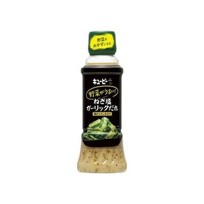 【12個セット】 キユーピー 野菜がうまい!ねぎ塩ガーリック 300ml x12(代引不可)【ポイント10倍】【送料無料】
