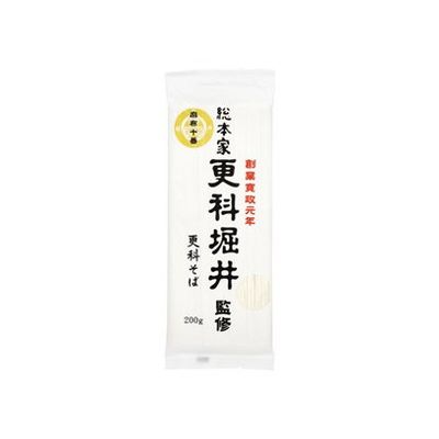 【20個セット】 ニップン 総本家更科堀井監修 更科そば 200g x20(代引不可)【ポイント10倍】【送料無料】