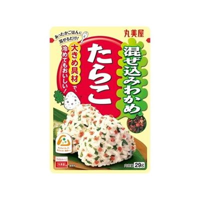 【商品説明】素材感をしっかりと楽しめる大粒のたらこそぼろを使用しました。たらこのコクと旨味を追求した、こだわりの味わいです。●原材料味付わかめ（わかめ、食塩、還元水あめ、酵母エキス粉末、砂糖、デキストリン、粉末油脂）（国内製造）、たらこ、パン粉、いりごま、食塩、デキストリン、魚介エキス粉末、香味油、魚介エキス、パーム油／調味料（アミノ酸等）、着色料（紅麹、カロチノイド）、酸化防止剤（ビタミンE、ローズマリー抽出物）、香料、（一部に乳成分・小麦・ごま・大豆を含む）●生産国日本●賞味期限12ヶ月※仕入れ元の規定により製造から半分以上期限の残った商品のみ出荷致します●保存方法別途パッケージに記載【代引きについて】こちらの商品は、代引きでの出荷は受け付けておりません。【送料について】沖縄、離島は送料を頂きます。