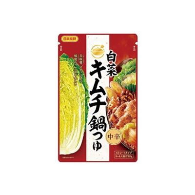 【10個セット】 日本食研 白菜キムチ鍋つゆ 750g x10(代引不可)【ポイント10倍】【送料無料】