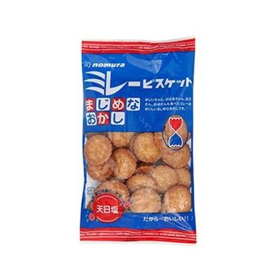 【20個セット】 野村煎豆加工店 まじめミレービスケット 120g x20(代引不可)【ポイント10倍】【送料無料】