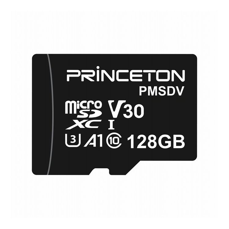 プリンストン ビデオ録画用 microSDXCカード UHS-I V30対応 128GB PMSDV-128G【ポイント10倍】【送料無料】