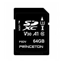 プリンストン ビデオ録画用 SDXCカード UHS-I V30対応 64GB PSDV-64G【ポイント10倍】【送料無料】