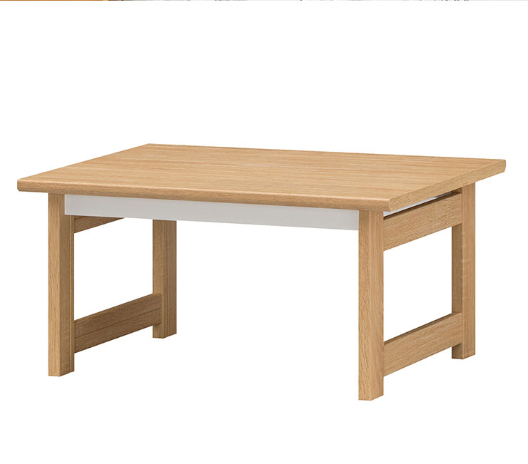 白井産業 ガレンタ ローテーブル 幅75cm テーブル 木目調 シンプル アンティーク カントリー ローテーブル センターテーブル おしゃれ 北欧 作業 1梱包(代引不可)【送料無料】 [3]