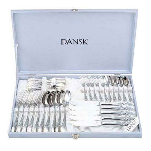 DANSK(ダンスク) リーフ カトラリー(フォーク・スプーン・ナイフ) 30点セット 597970 ディナーセット ギフト【送料無料】