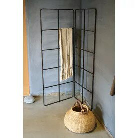 ジョセフアイアン 2面格子パーテーション DTFF9070(代引不可)【送料無料】