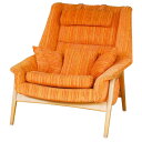 北欧ヴィンテージ家具 スウェーデン製 orange swedish chair 1Pソファ ビンテージ家具 アンティーク 北欧家具 スパイス SPICE OF LIFE おしゃれ(代引不可)【送料無料】