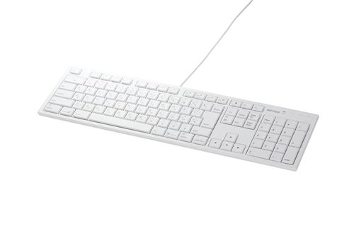 フルキーボード USB接続 パンタグラフ Macモデル ホワイト BUFFALO BSKBM01WH(代引き不可) フルキーボード USB接続 パンタグラフ Macモデル ホワイト BUFFALO BSKBM01WH(代引き不可)