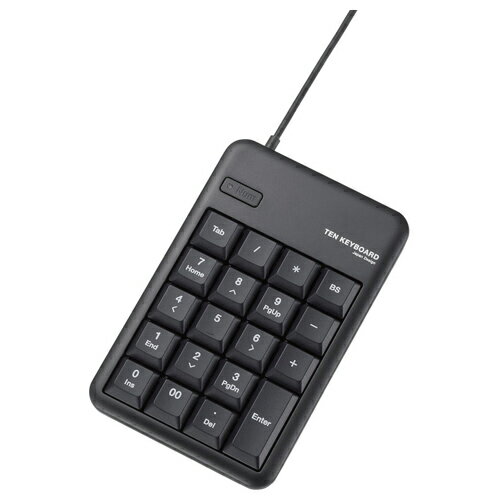 マウスなどのUSB機器を2台まで接続可能!2ポートUSB2.0ハブ機能を搭載したUSBテンキーボード。商品説明■ポートのUSB2.0ハブ機能を搭載し、マウスなどのUSB機器を2台まで接続できるテンキーボードです。 ■Excelでの作業に便利な[Tab]キーと、数字の入力に便利な[00]キーを装備しています。 ■大きなキーで入力効率が向上します。 ■「NumLock」問題をハードウェアで解決しており、対策ソフトのインストールは不要です。 ■NumLockのオン/オフの状態がひと目でわかるLEDランプを装備しています。 ■USB接続なので、パソコンの電源がオンの状態でも抜き差しが可能です。 ■インターフェイス:USB ■コネクタ形状:USB[A] ■対応機種:USBインターフェイスを装備したWindowsパソコン ■対応OS:Windows 8〜8.1、Windows RT〜RT8.1、Windows 7(SP1)、Windows Vista(SP2)、Windows XP(SP3) ■カラー:ブラック ■キータイプ:メンブレン ■キー配列:20キー ■キーピッチ:19mm ■キーストローク:2.3mm ■アップストリーム(パソコン側)ポート数:1 ■ダウンストリーム(HUB側)ポート数:(USB2.0)×2 ■電源方式:USBバスパワー ■供給可能電流:100mA未満/1ポート ■ケーブル長:0.5m ■外形寸法:幅90×奥行140×高さ23.5mm(ケーブル除く) ■質量:約114g ■保証期間:6カ月商品仕様製品タイプ：テンキー製品シリーズ：TK-TCM012シリーズカラー：ブラックインターフェース：USBキー・ボタン：キータイプ:メンブレン、キー配列:20キー、キーピッチ:19mm、キーストローク:2.3mmケーブル長：0.5mUSBハブ機能：USB 2.0 HUB付バッテリ：USBバスパワー対応機種：USBインターフェイスを装備したWindowsパソコンサポートOS：Windows 8〜8.1、Windows RT〜RT8.1、Windows 7(SP1)、Windows Vista(SP2)、Windows XP(SP3)本体外形寸法：幅90x奥行140x高さ23.5mm(ケーブル除く)質量：約114g電源：USBバスパワー保証期間：6カ月サポート情報：エレコム総合インフォメーションセンター(ネットワーク製品以外) TEL:0570-084-465 (IP電話、ひかり(光)電話、PHS等のナビダイヤルをご利用できない方は、0776-27-5456へおかけください。) 9:00〜19:00 年中無休グリーン購入法：対象外エコマーク：商品類型外PCグリーンラベル：対象外国際エネルギースター：対象外エコリーフ：未登録品VCCI：対象外PCリサイクル：対象外RoHS指令：未対応PSE：対象外J-Moss：対象外梱包サイズ(WxHxD)mm：W128xH245xD38mm梱包重量：175g【送料について】北海道、沖縄、離島は送料を頂きます。【代引きについて】こちらの商品は、代引きでの出荷は受け付けておりません。
