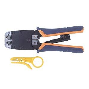 かしめ工具(ラチェット付) サンワサプライ HT-500R(代引き不可)