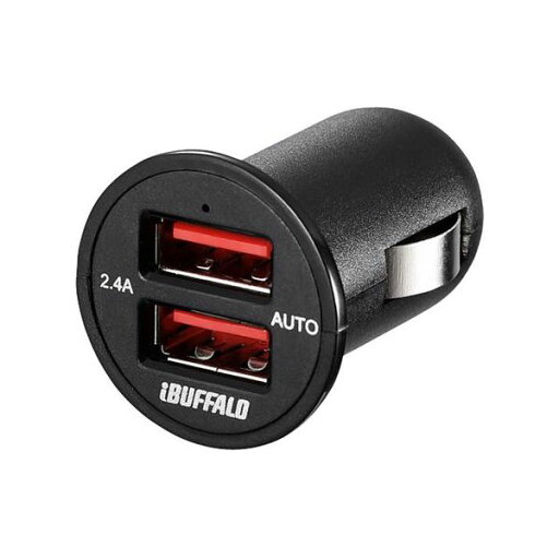 BUFFALO DCチャージャー 2.4A 2ポート ブラック BSMPS2401P2BK(代引不可) BUFFALO DCチャージャー 2.4A 2ポート ブラック BSMPS2401P2BK(代引不可)