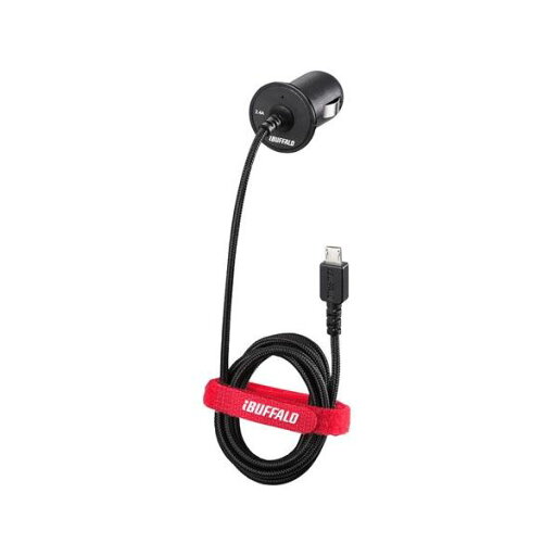 BUFFALO DCチャージャー 2.4A microUSBケーブル 1m ブラック BSMPS2403BC1BK(代引不可) BUFFALO DCチャージャー 2.4A microUSBケーブル 1m ブラック BSMPS2403BC1BK(代引不可)