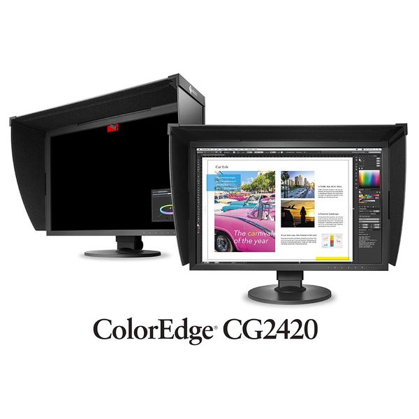 EIZO (ColorEdge)24.0インチモニター(1920x1200/DisplayPort(HDCP対応)x1/DVI-D 24ピン(HDCP対応)x1/HDMIx1/ブラック) CG2420-BK(代引不可)