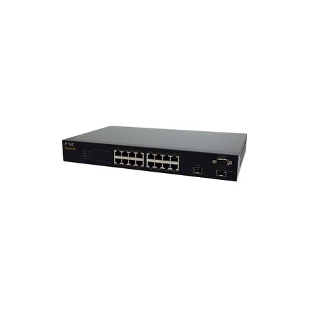 FXC 16ポート 10/100/1000Mbps PoEスイッチ FXC5218PE(代引不可)
