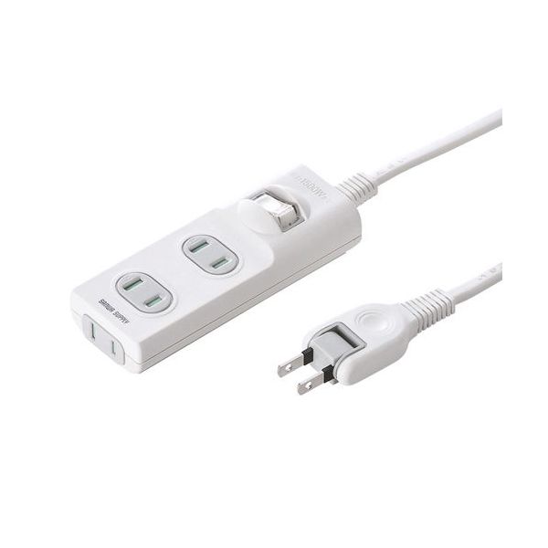サンワサプライ 火災予防安全タップ 2P・3個口 ホワイト 3m TAP-TSH33SWN電源用品.火災予防安全タップ 2P・3個口 ホワイト 3m商品説明ほこりの侵入を防止するシャッターが付いて安全です。子供のいたずら予防にもなります。商...