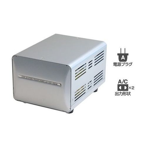 カシムラ 海外国内用型変圧器220-240V/1500VA WT-13EJ(代引不可)