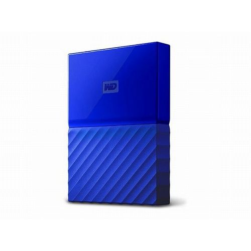 ウエスタンデジタル ポータブルストレージ「My Passport(2018年発売モデル)」2TB ブルー WDBS4B0020BBL-JESN(代引不可)