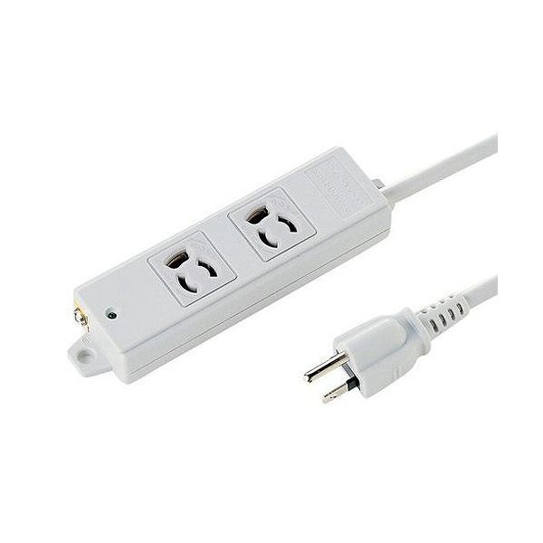 サンワサプライ 工事物件タップ 2個口・3P TAP-K2-10(代引不可)