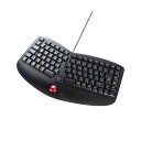 サンワサプライ エルゴノミクスキーボード(トラックボール付き) SKB-ERG5BK(代引不可)(2)