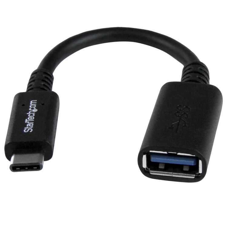 STARTECH.COM LTD USB31CAADP 15cm ブラック USB 3.1 Type-C - USB 3.0 タイプA 変換アダプタ Type-C USB-C (24ピン) オス - タイプA (9ピン) メス リバーシブルデザイン(代引不可)