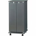 オーロラ 木製EIAラック スタンダードタイプ スチール扉モデル EIA-K24BS(代引不可)