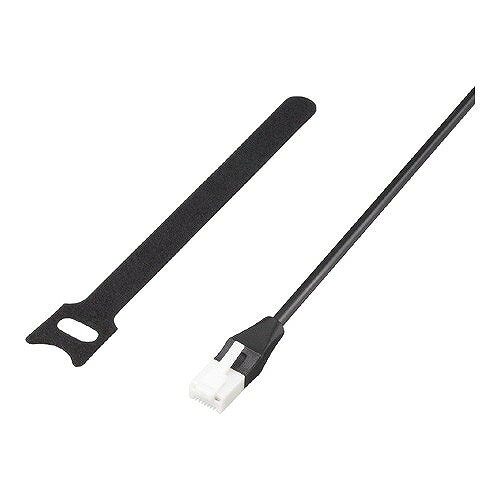 BUFFALO ツメ折れないCat6 LANケーブル結束バンド付 0.3m ブラック BL6TNYK03BK(代引不可)