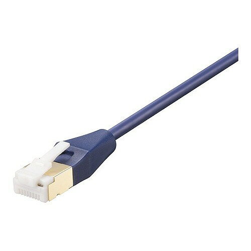BUFFALO ツメ折れないCat8 LANケーブルスリム 1m ブルー BL8TS10BL(代引不可)【送料無料】