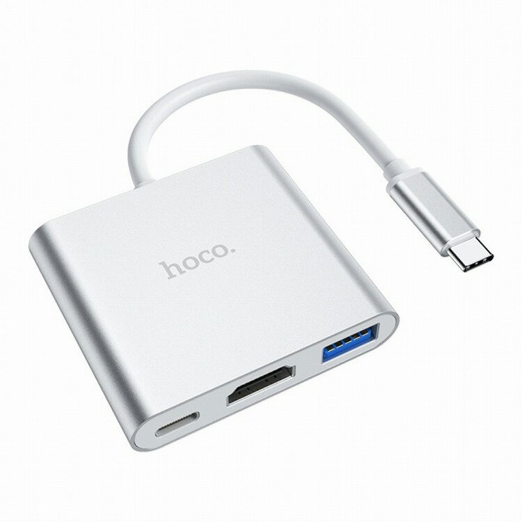���ܥȥ饹�ȥƥ��Υ����� hoco HB14 Type-C 3 in 1 �Ѵ������ץ� HB14-TC31ADP(����Բ�)������̵����