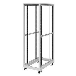 サンワサプライ (別途送料)19インチサーバーラック パネルなし(42U)W600xD1000xH2088mm ライトグレー C..