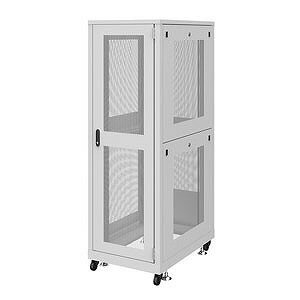 サンワサプライ (別途送料)19インチサーバーラック メッシュパネル仕様(36U)W600xD900xH1820mm ライト..