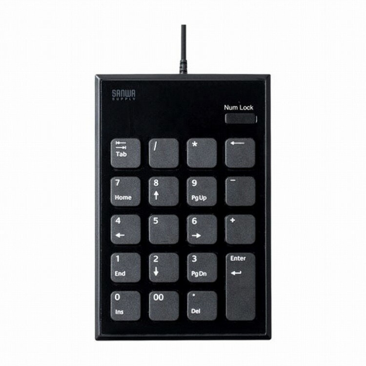 サンワサプライ 静音TypeCテンキー NT-23CBK(代引不可)【送料無料】