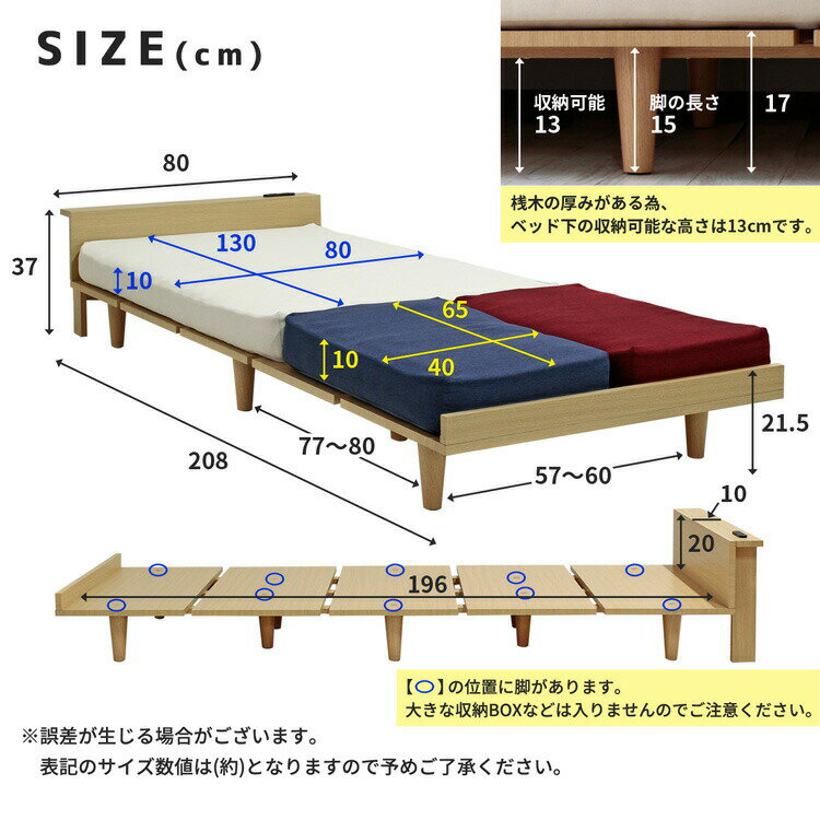 ソファベッド デイベッド SSS スモールセミシングル 幅80cm トリコロール コンセン...