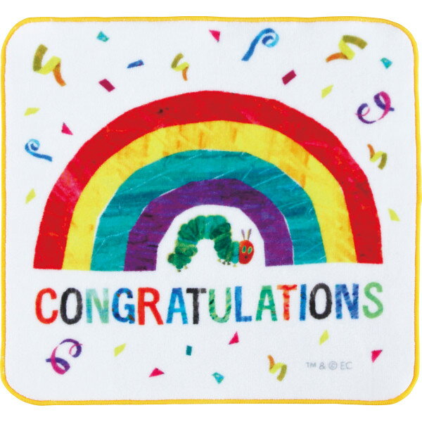 はらぺこあおむし メッセージタオルハンカチ コングラッチュレーション PE445900(代引不可)【ポイント10倍】
