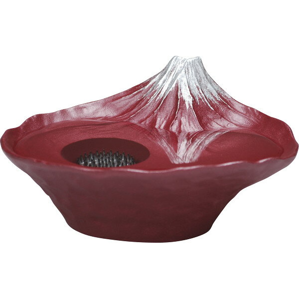 銀雅堂 さかさ富士 水盤 赤富士 Naft-077-NRE(代引不可)【ポイント10倍】【送料無料】