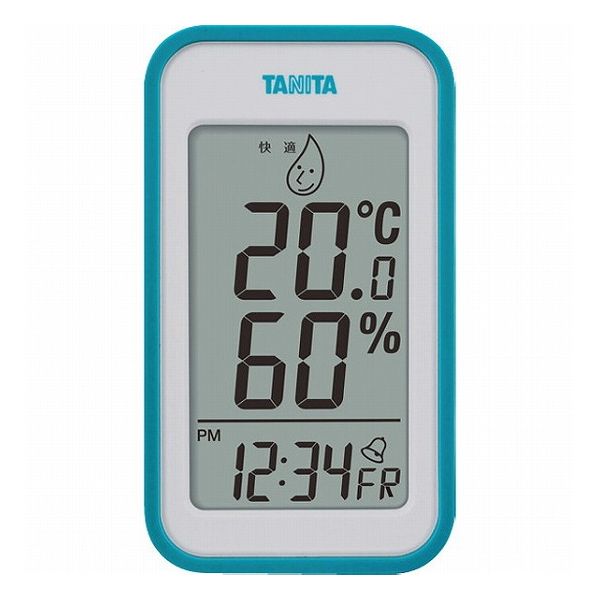タニタ デジタル温湿度計 ブルー TT559BL 室内装飾品 温湿度計 壁掛け温湿度計(代引不可)【ポイント10倍】【送料無料】