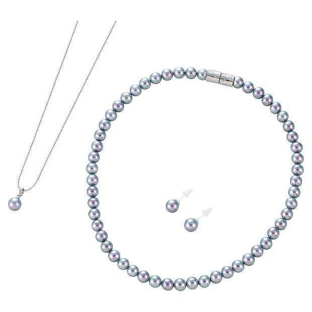 ジョルジュ・レッシュ 泉州の貝パール3点セット ピアス 467-0570+0579ー10(代引不可)【ポイント10倍】【送料無料】