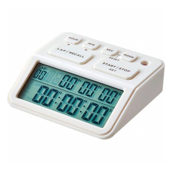 学習タイマ-「ルラップ」 白 LLT10-W 文具・情報文具 事務用機器 電子文具(代引不可)【ポイント10倍】..
