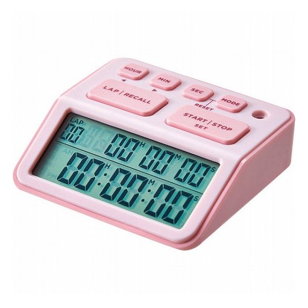 学習タイマ-「ルラップ」 ピンク LLT10-P 文具・情報文具 事務用機器 電子文具(代引不可)【ポイント10..